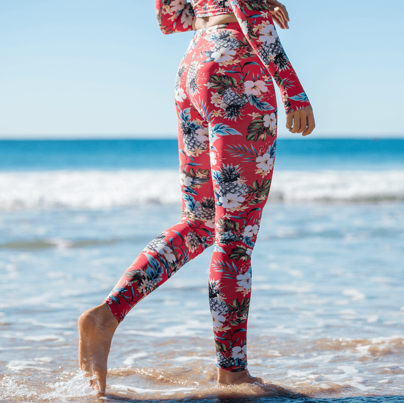 Turquoise Full Length Leggings – Hatha Yoga & Activewear